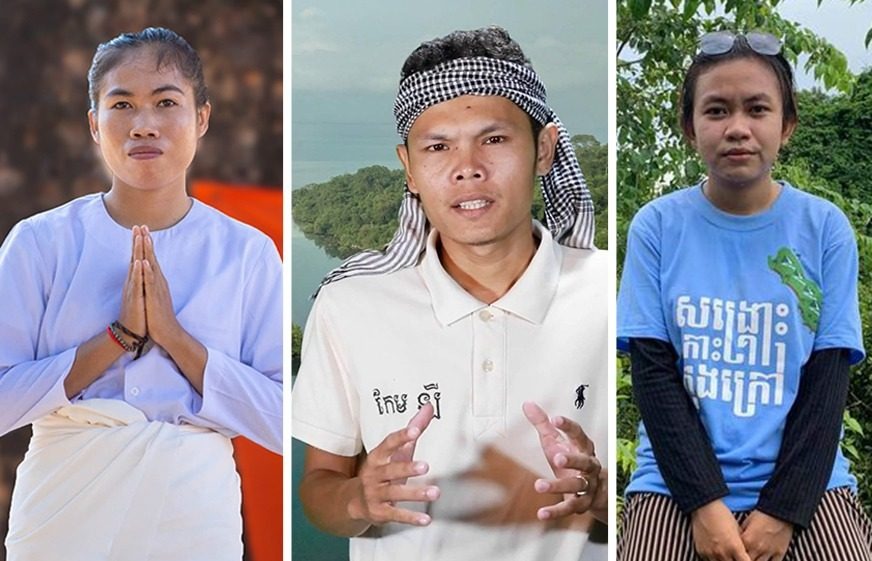 Cambodia jailed activists