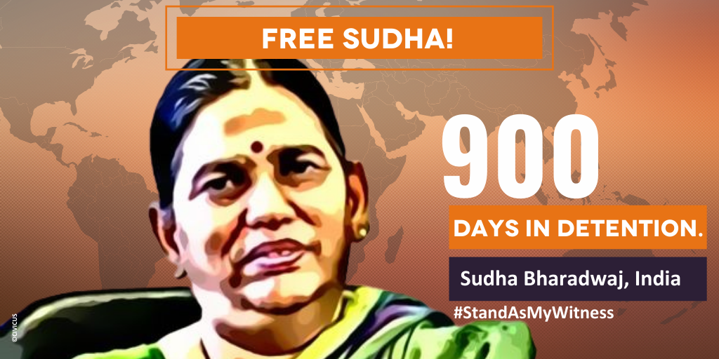 Sudha 900 days in detention