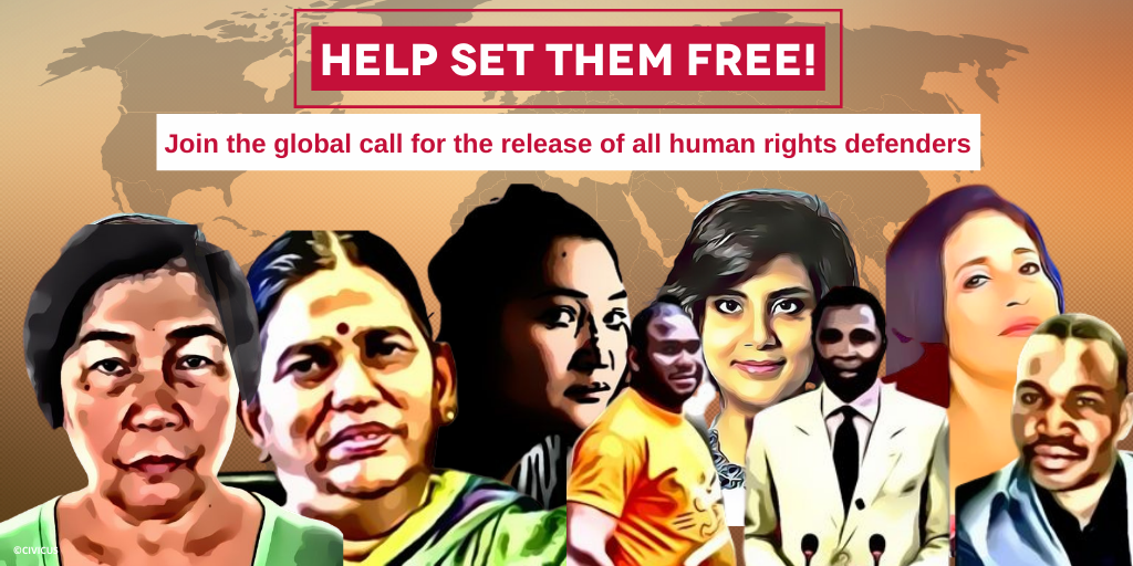 Twitter Facebook Free HRDs campaign 2