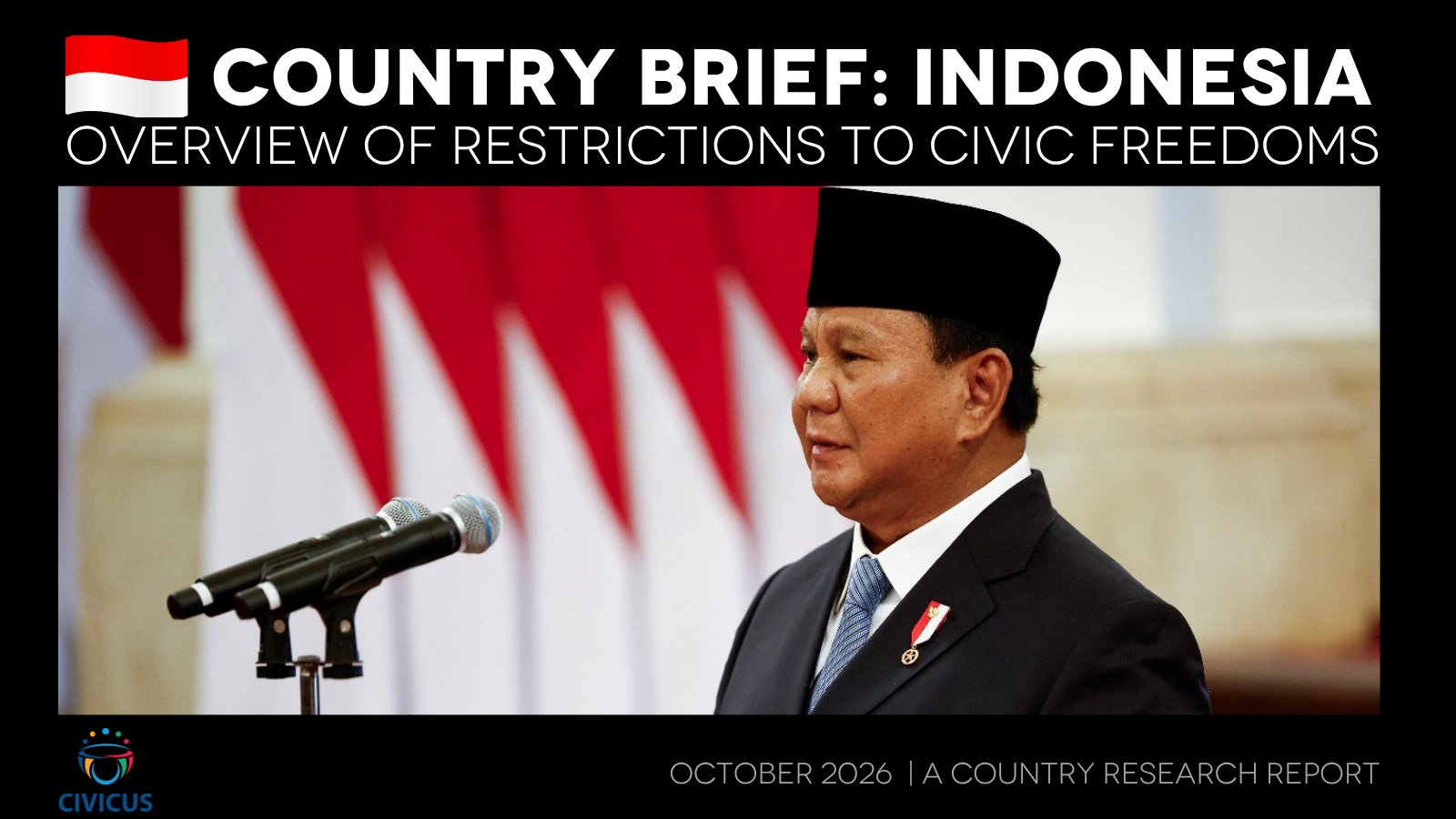 Indonesia: President Prabowo’s two years marred by regression of civic freedoms
