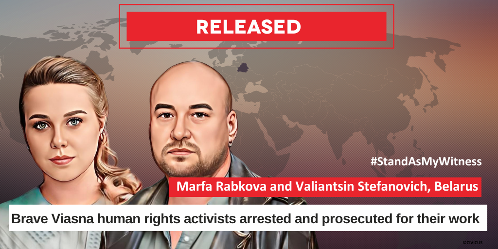 Marfa Rabkova and Valiantsin Stefanovich Belarus