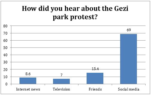 Results of a Konda survey of Gezi park protesters