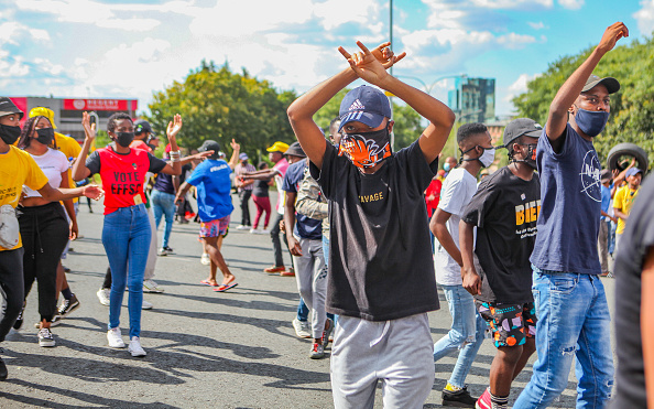 Students protest SA