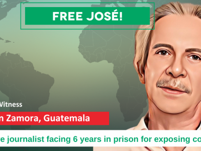 CIVICUS calls for release of journalist José Rubén Zamora on 2nd anniversary of his arrest  